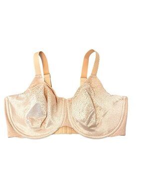 Wacoal Back Appeal Beige Shimmer Praline Underwire T- Shirt Bra Size 40G 855303